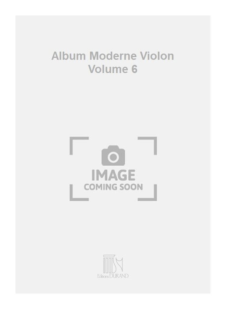 Album Moderne Violon Volume 6
